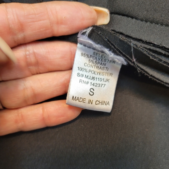 NWOT MAY & JULY SCUBA NEOPRENE BODY W LACE LONG SLEEVE BOMBER JACKET - Picture 11 of 16